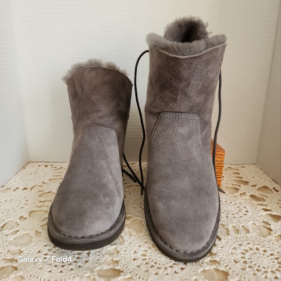 UGG Gray Ankle Boots - Picture 6 of 6